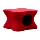 Mesa de centro de Mesa de Vondom rojo suave