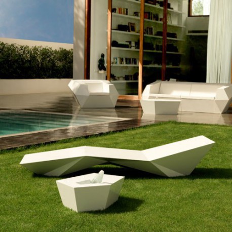 Para tomar el sol blanco de Vondom FAZ