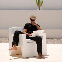 Jut Butaca Fauteuil Vondom Blanc