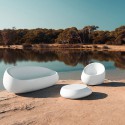 Piedra café Vondom blanco Matt Table