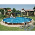 Round Pool Azuro PoolMarina Luxury Freestanding or Buried 5.5x1.20