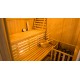 Sauna traditionnel Sense 4 places Pack complet avec Poêle Harvia 4,5 kW + pierres & accessoires