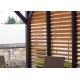 Lame orientabili bioclimatiche Pergola 11 m2 e demolitore laterale 3 m