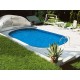 Piscina Oval Ibiza Famiglia 800 Lusso Sepolto