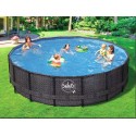 Piscina Swing Elite Round Design ratán 427x107