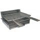 Barbecue Tonio Inox Chariot et Couvercle