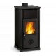 Estufa de leña Nordica Extraflame Tea 6.6kW negro Antracita