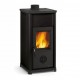 Estufa de leña Nordica Extraflame Tea 6.6kW negro Antracita