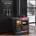 Kaminofen Nordica Extraflame Rosa L 9kW Schwarz