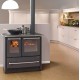 Houtkachel Nordica Extraflame Sovrana Easy 2.0 9kW zwart