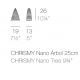 Chrismy Nano Vondom Multicolor Led RGB H26 Tree with Battery