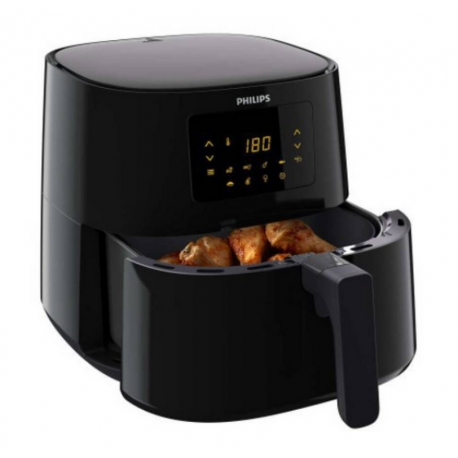 Philips Rapid Air Fritadeira Preta XL Air Fryer 6L