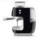 Smeg Macchina da Caffè Espresso anni '50 con Macinacaffè Nero Cromato