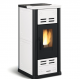 Extraflame Serafina Lux Evo 8kW Stufa a Pellet Ventilata Bianca