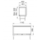 Bronpi Cairo 110-D 2-Janela Wood Insert Visão do lado direito 15kW