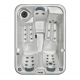 Bañera de hidromasaje Parma 3 plazas Plug&Play 29 jets L216xD160xH78 VerySpas