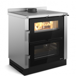 La Nordica Verona XXL Cocina de leña de acero inoxidable 7kW