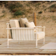 Hamptons Poltrona Lounge Ecru Alluminio Vondom