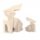 Statue Design Lapin Kousagi Origami Vondom