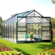 Serre Jardin Aluminium Habrita 10.60m2