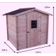 Casetta da giardino in legno Dublino 2,1x2 Habrita 4,3m2