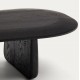 Mesa de centro de madera de roble negro Lounge Pita VeryForma