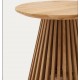 Natural teak wood side table Jet 50 cm VeryForma