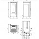 Estufa de pellets La Nordica Extraflame Dahiana VFS 10 kW ventilada Marfil