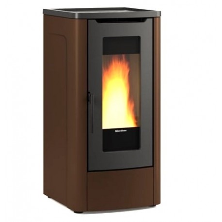 La Nordica Extraflame Dahiana VFS 10 kW Stufa a pellet ventilata in bronzo