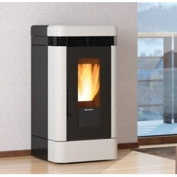 La Nordica Extraflame Lucia 12 kW Stufa a Pellet Ventilata Bianco