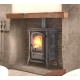 Nordica Extraflame Fedora 8.3kW Steel Wood Stove Black