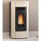 Ventilated pellet stove La Nordica Extraflame Klaudia 8kW Ivory