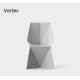 Vertex Table & 2 Chairs Set Vondom White