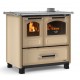 Cuisinière à bois Nordica Extraflame Family 4.5 9kW Cappuccinno